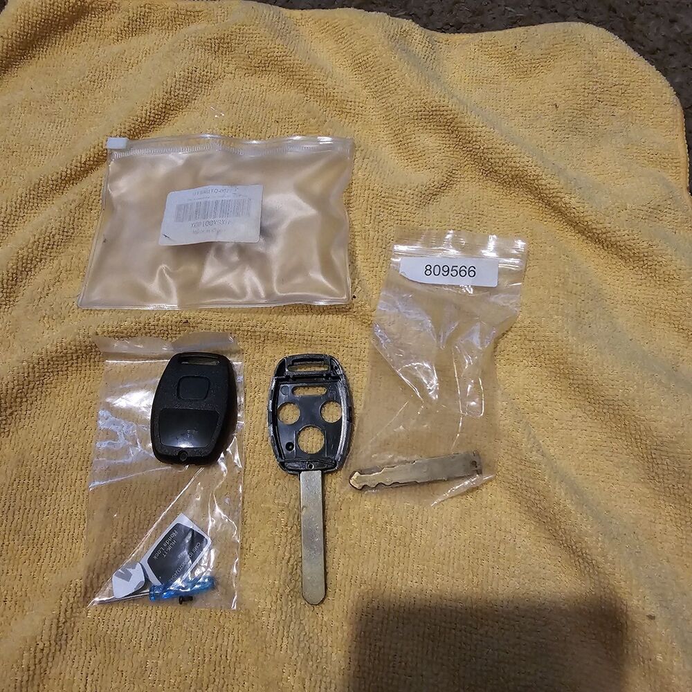 1 Remote Key Fob Shell Pad Case Honda Replacement